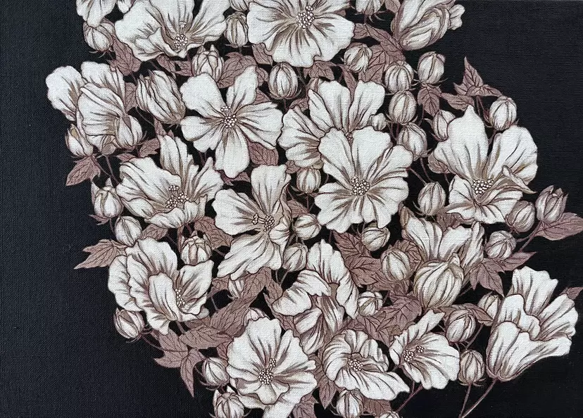 Hibiscus Mutabilis by Sayaka Toda