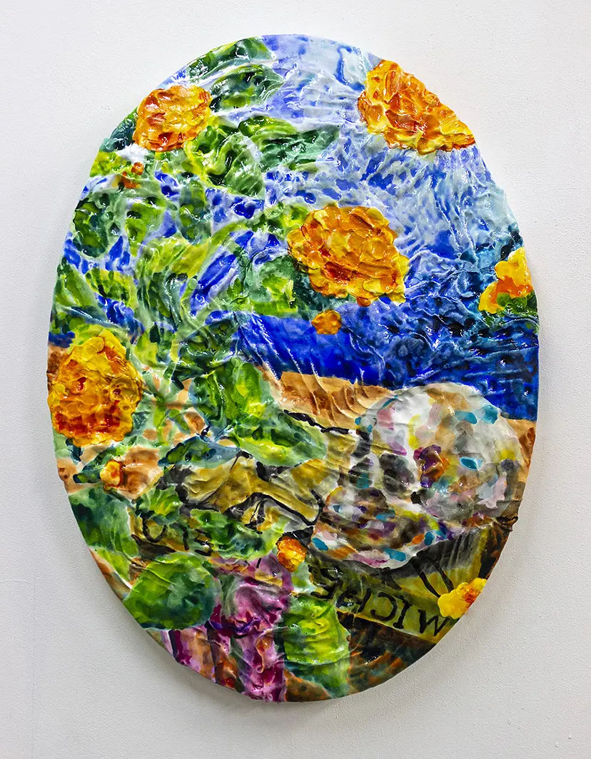 Flowers, Skull, Michelangelo Book by Takanosuke Yasui
