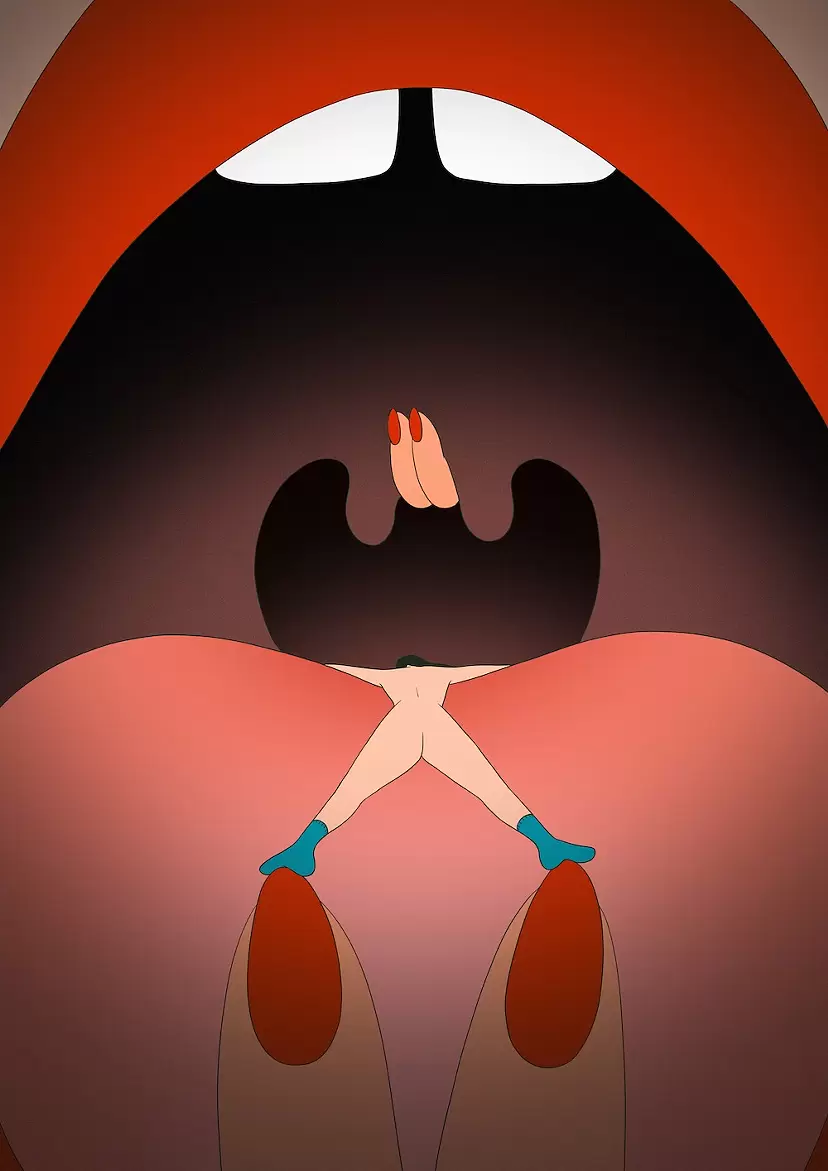 uvula(2024) by Sawako Kabuki