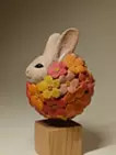 花咲けるウサギ