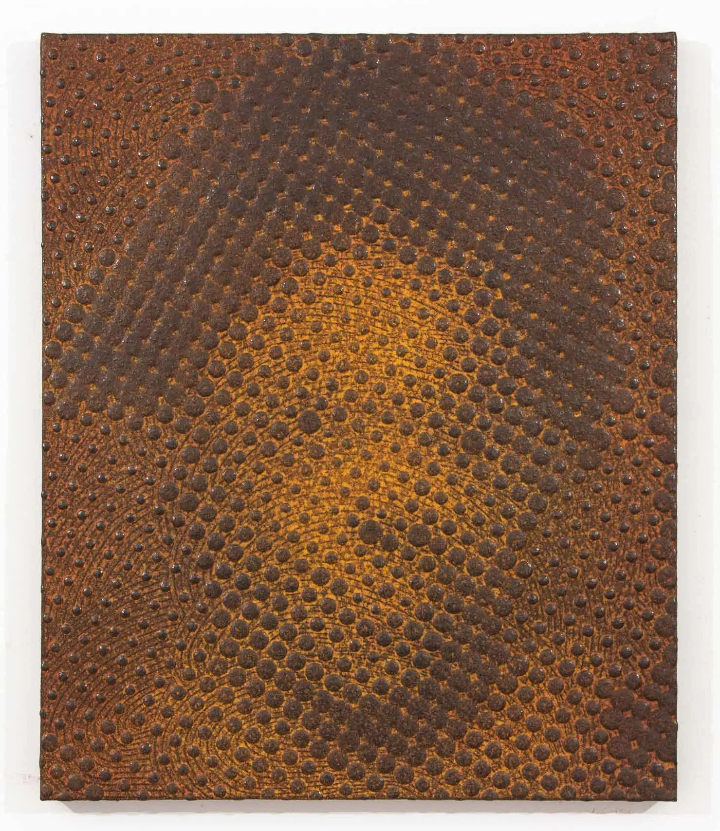 iron-oxide painting  “M.J./T****08” 