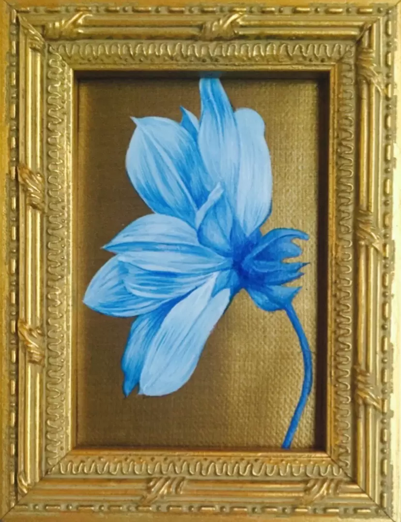 Blue flower by Satoko Asahi