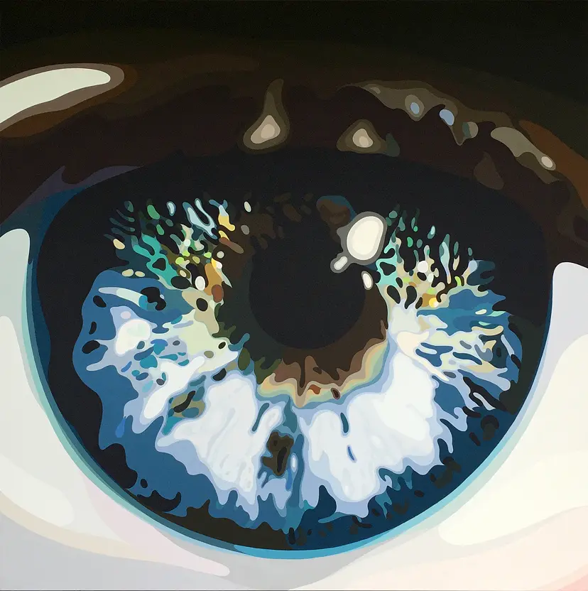 The One/ Iris #1 by Hitoshi Tsuboyama