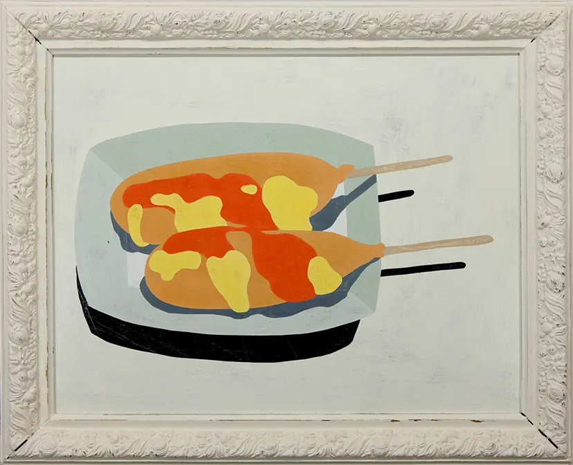 Corn Dogs at the beach by Kotatsu Iwata