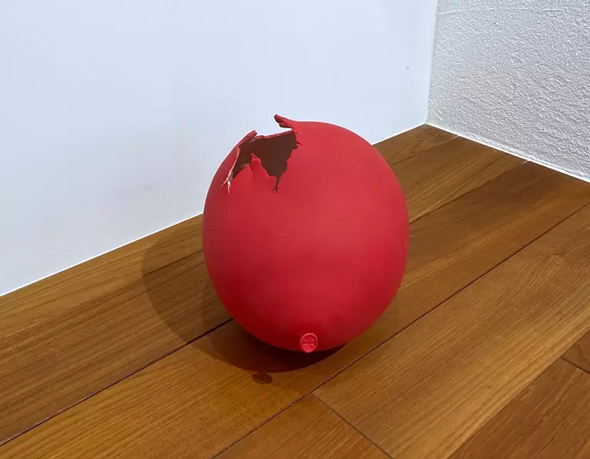 Grounded balloon by Watanabe Taisei