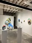 はりつけられた木の風景