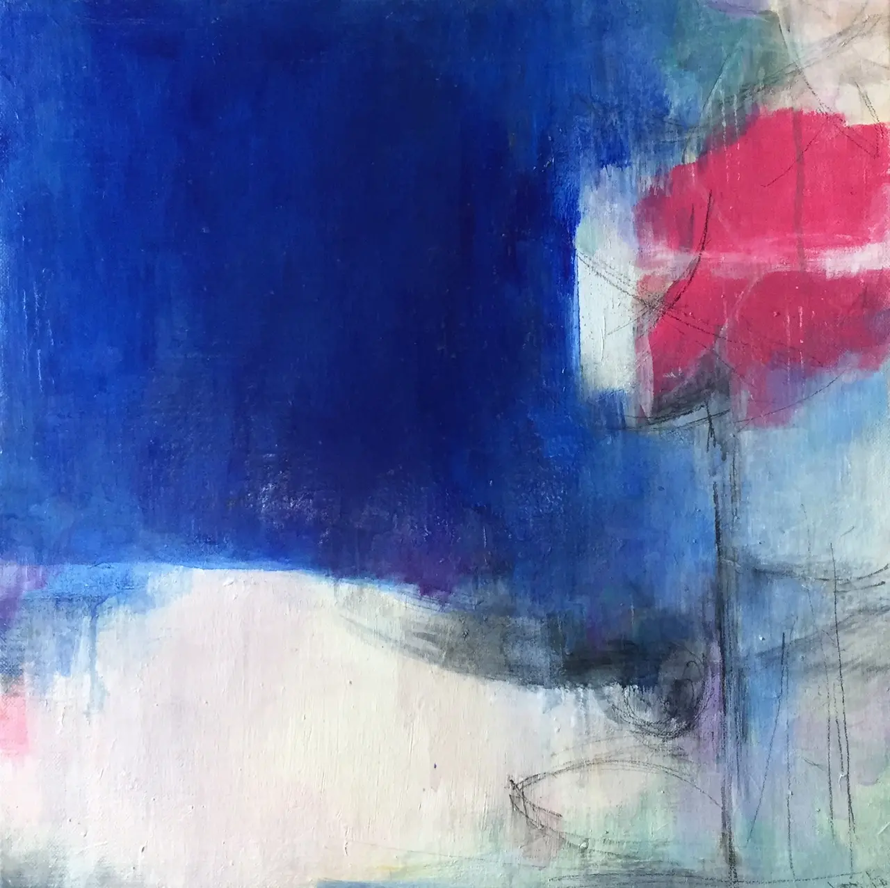 blue&pink by 寺床まり子 | 現代アートの販売・通販 | ArtSticker