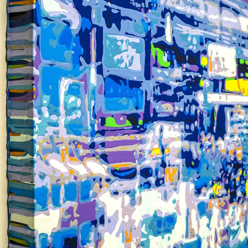 Drip color Combine -October 3,2019. by 近藤 大祐 | 現代アートの