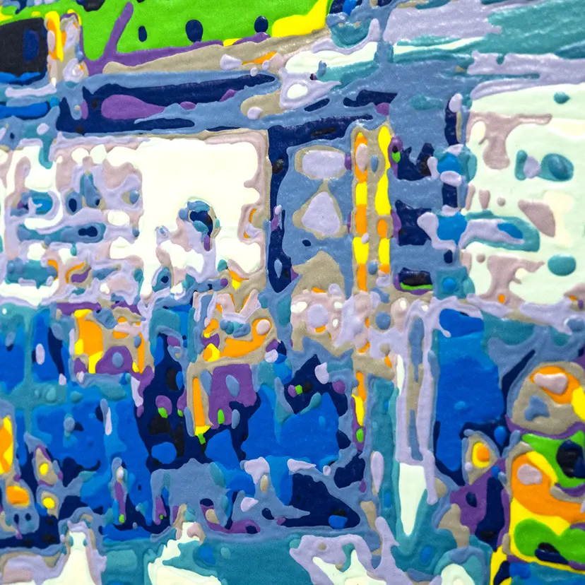 Drip color Combine -October 3,2019. by 近藤 大祐 | 現代アートの