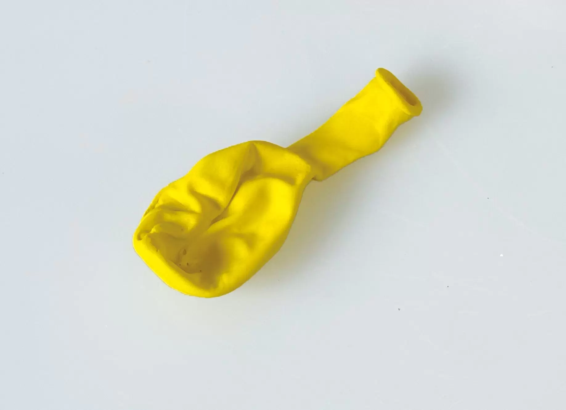 Deflated balloon