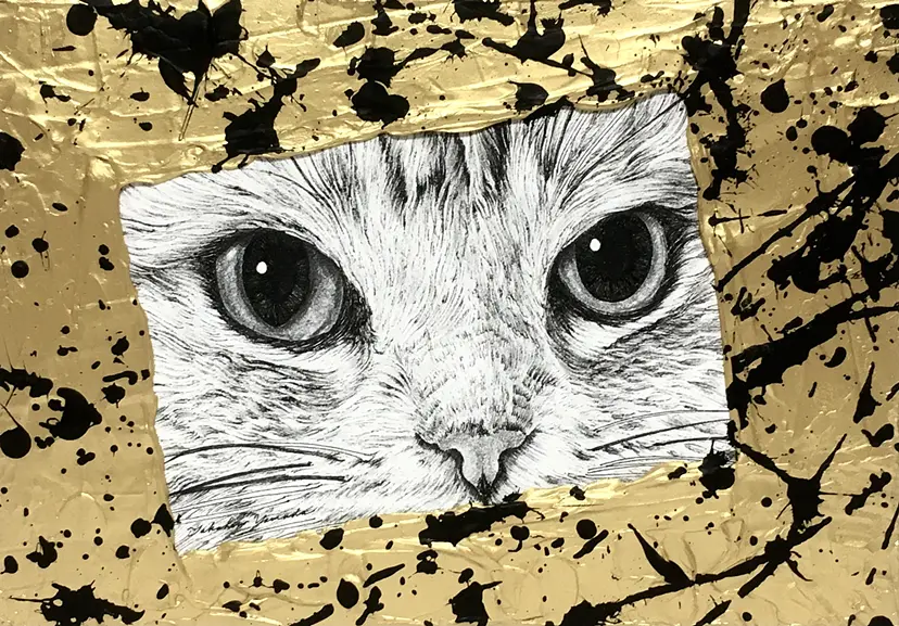 フェルメール猫 by 山田貴裕 | アートの販売 | ArtSticker