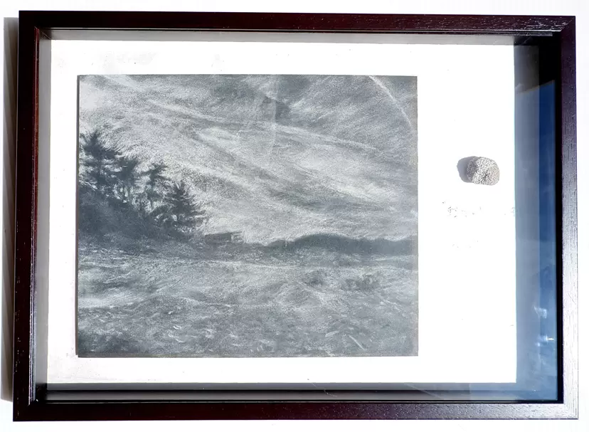 Scenery seen by pumice by FUJIWARA  Fumie