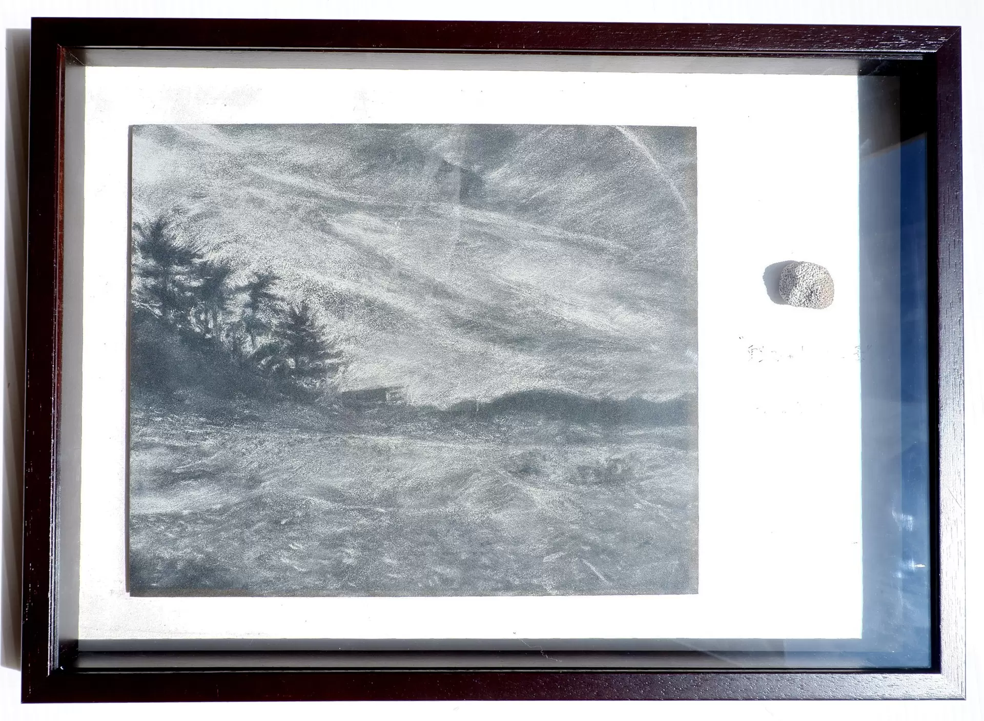 Scenery seen by pumice