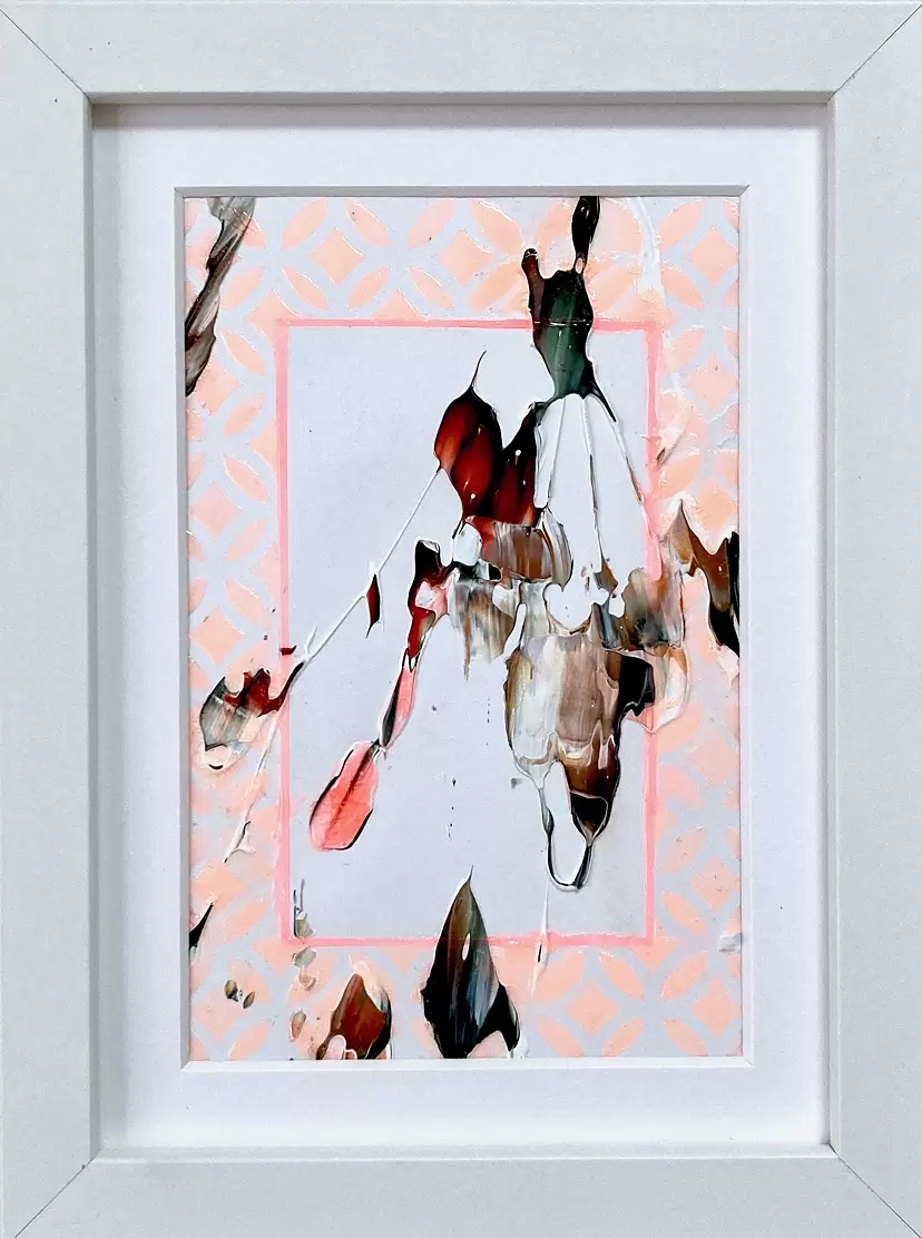 櫻井幸雄・パリ紀行「赤いコスチューム」　手彩画 受注期間限定！結月ゆかり・紲星あかりコラボ企画第3弾！コラボ
