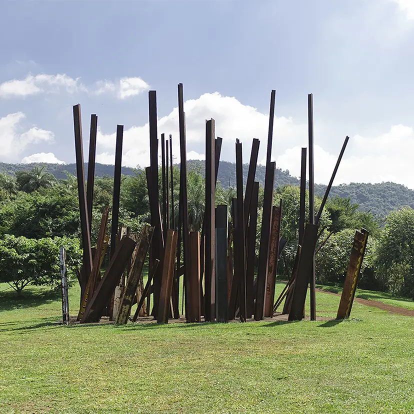 Beam Drop Inhotim by Chris Burden
