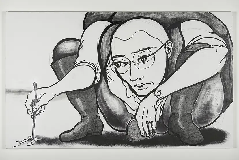 モディリアーニの古釘 "FUJITA" by 後藤 靖香