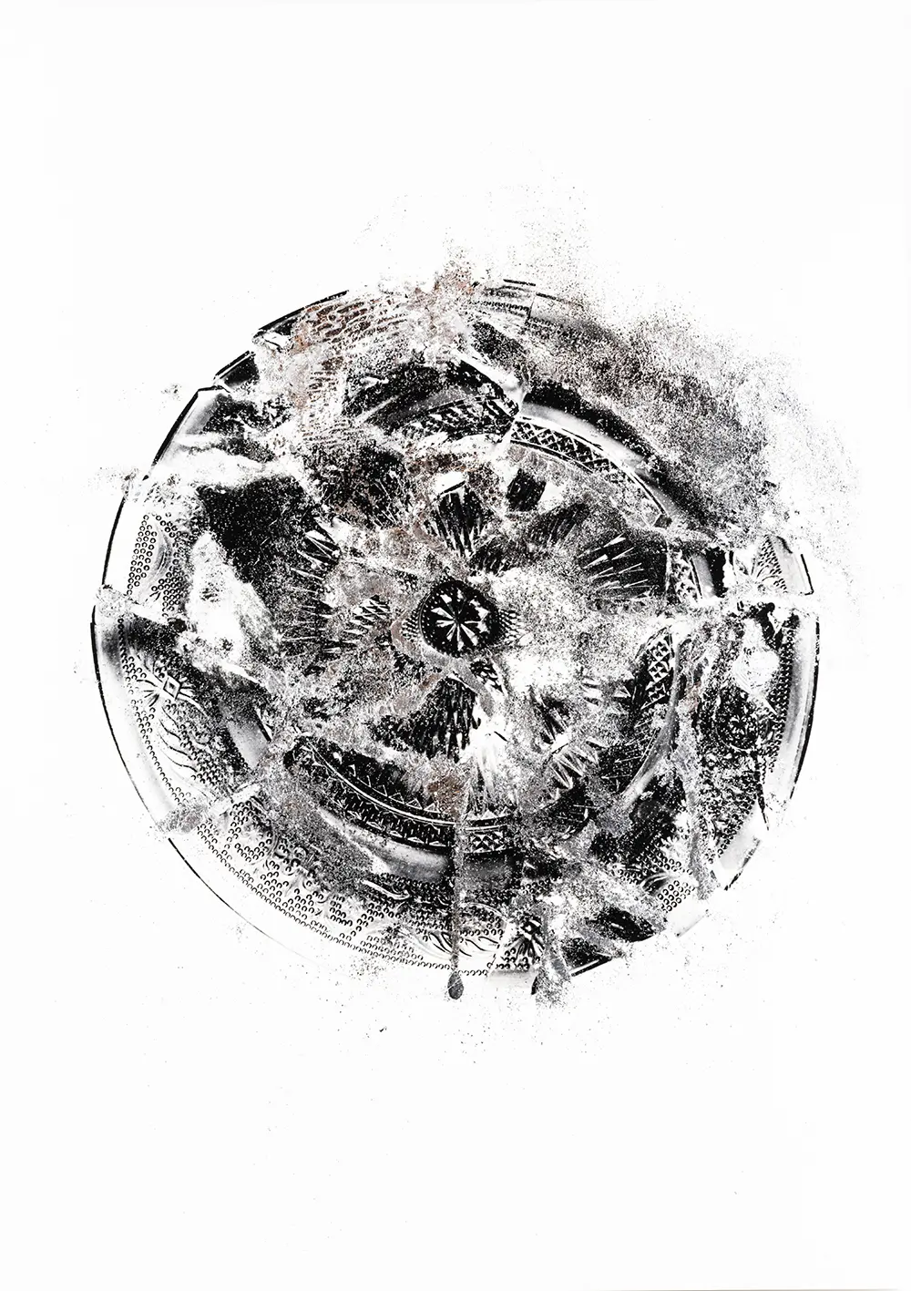Crushed/Glass dish BK #1