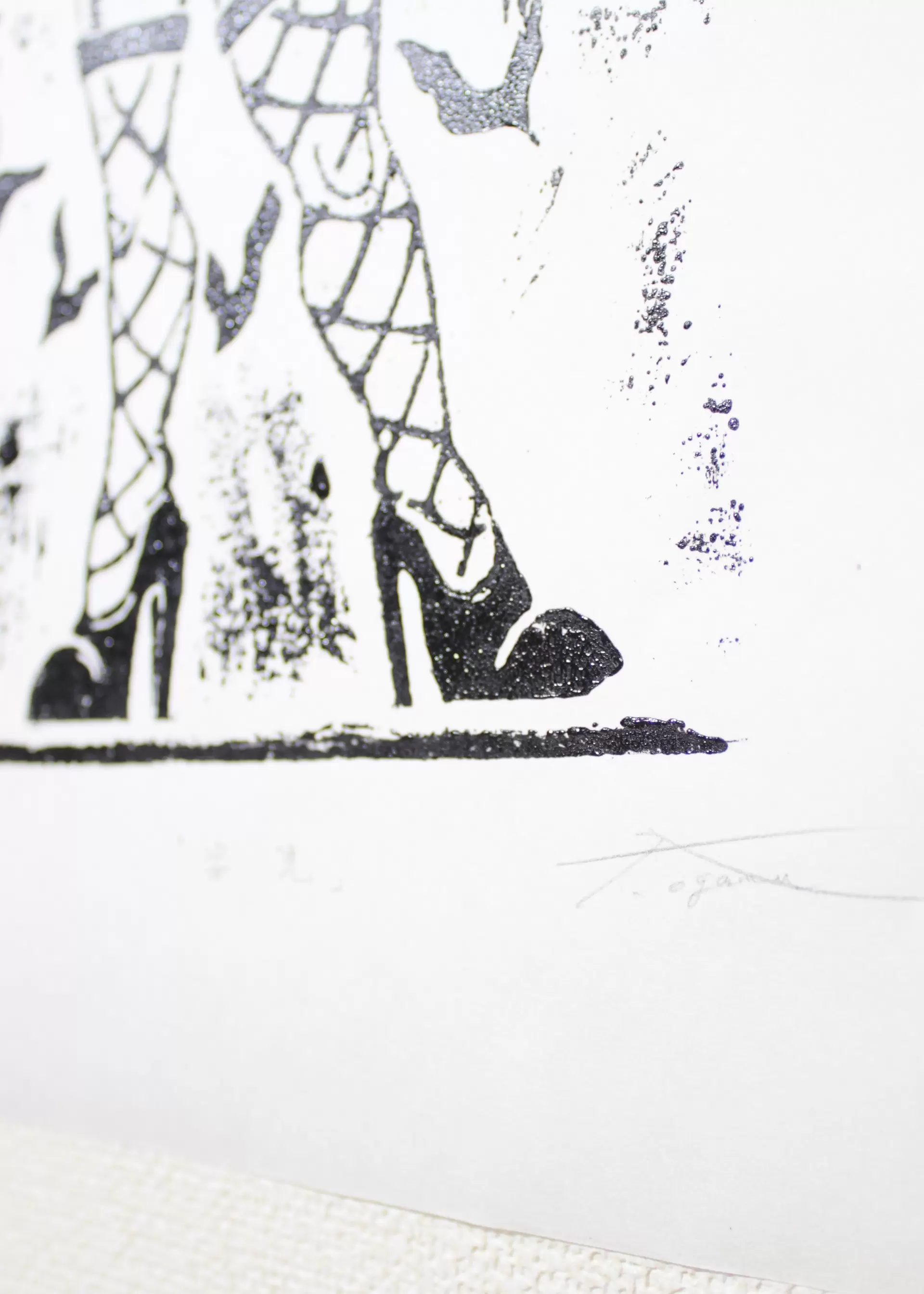 版画・立山崇 H24-01 後立山連峰 | あさの たかを デザインオフィス
