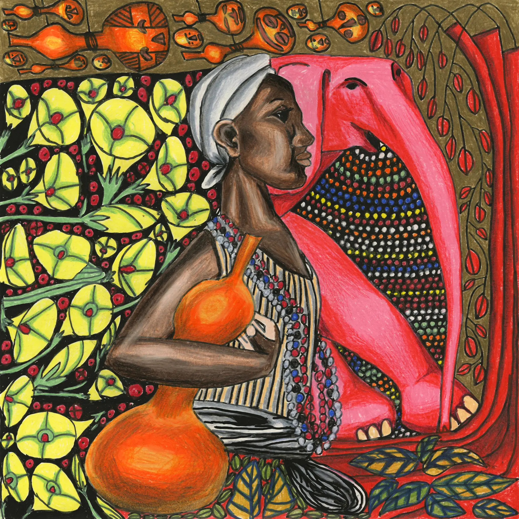 アフリカの人 by 浅野春香 | 現代アートの販売・通販 | ArtSticker