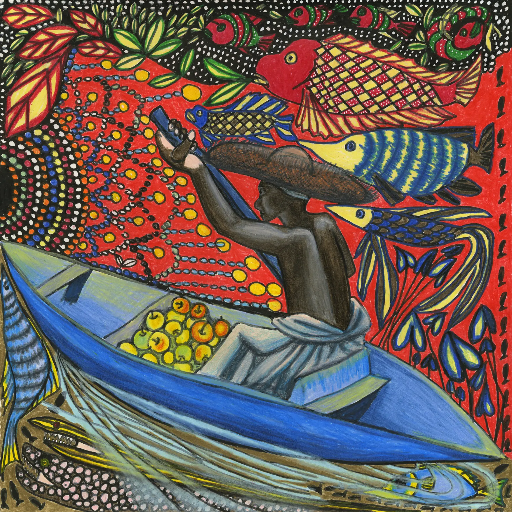 アフリカの人 by 浅野春香 | 現代アートの販売・通販 | ArtSticker