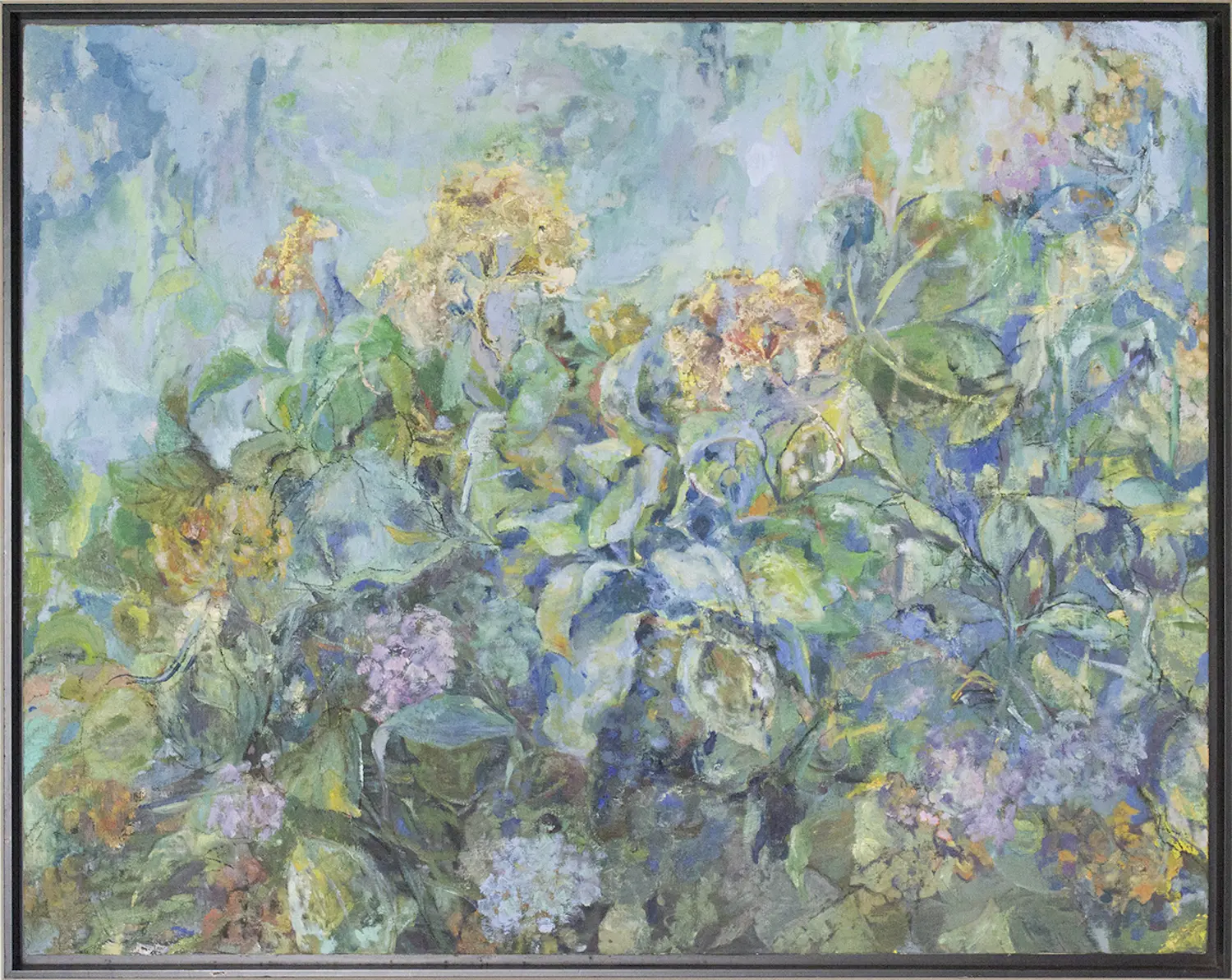 ★近藤 博史 ★「紫陽花 」油絵Ｆ6号 新品額！ ☆近藤 博史 ☆「紫陽花 」油絵F6号 新品額！ 絵画