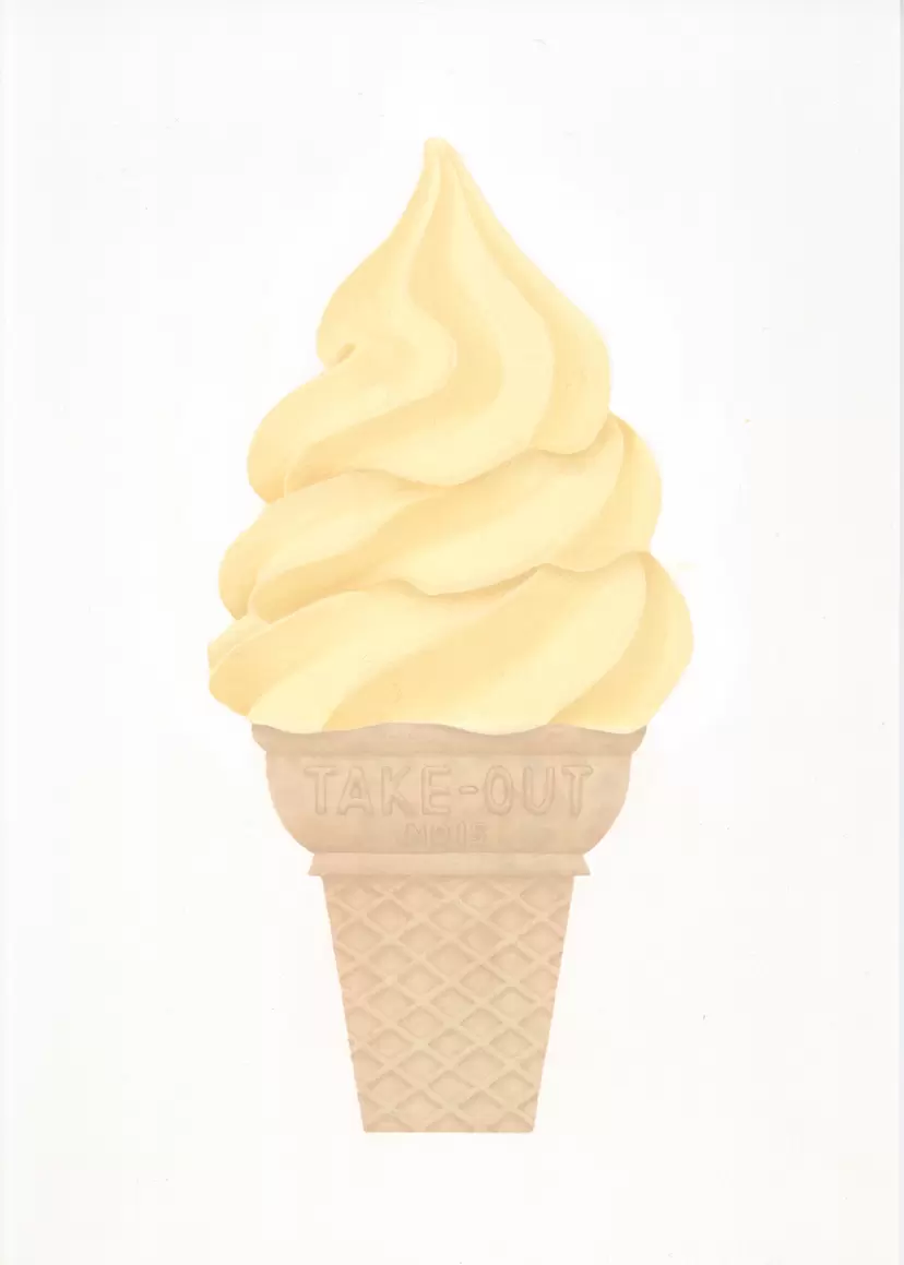 Mocha ice cream by Masaomi Kato 