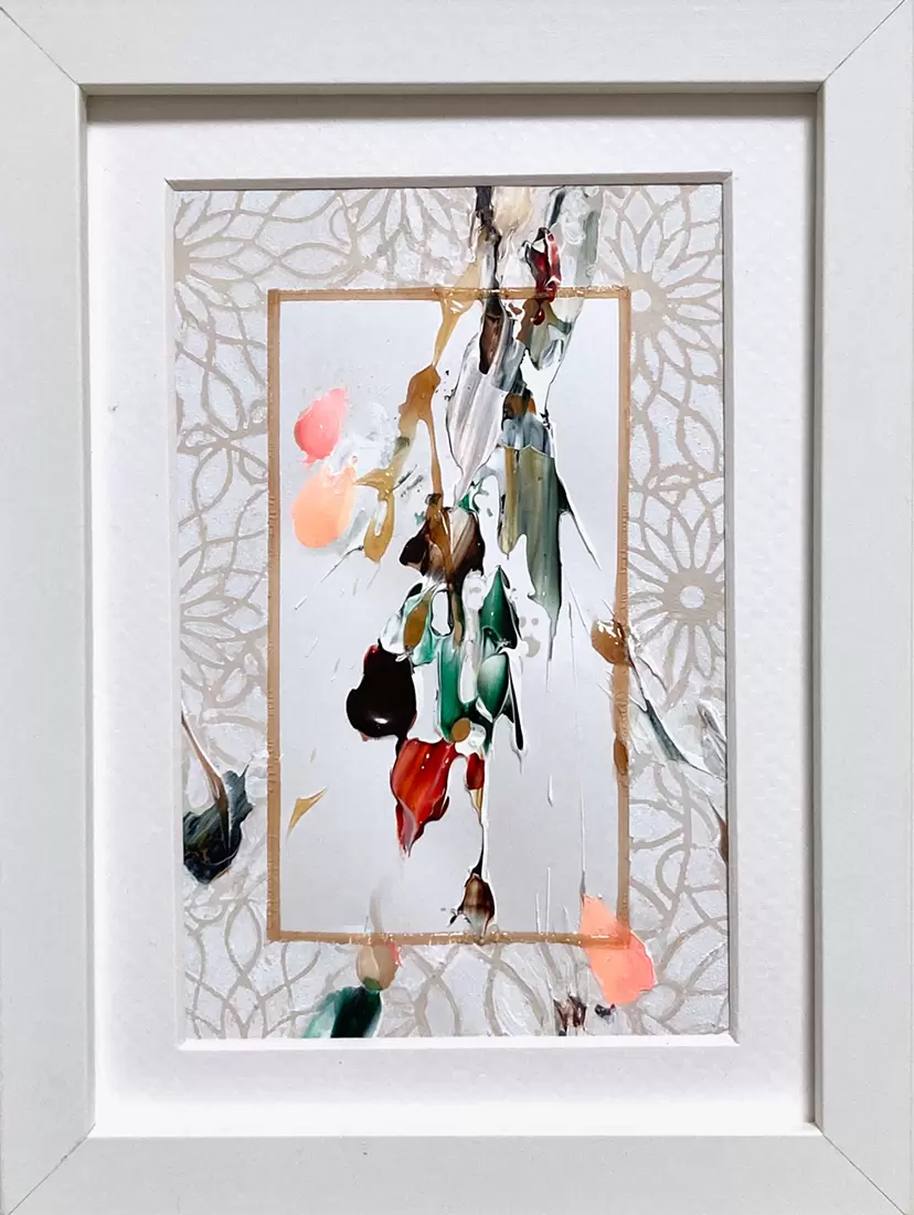 日本画水彩画⑭ Etude #14 (Fixed Window) by 清水 佳代子 Shimizu Kayoco