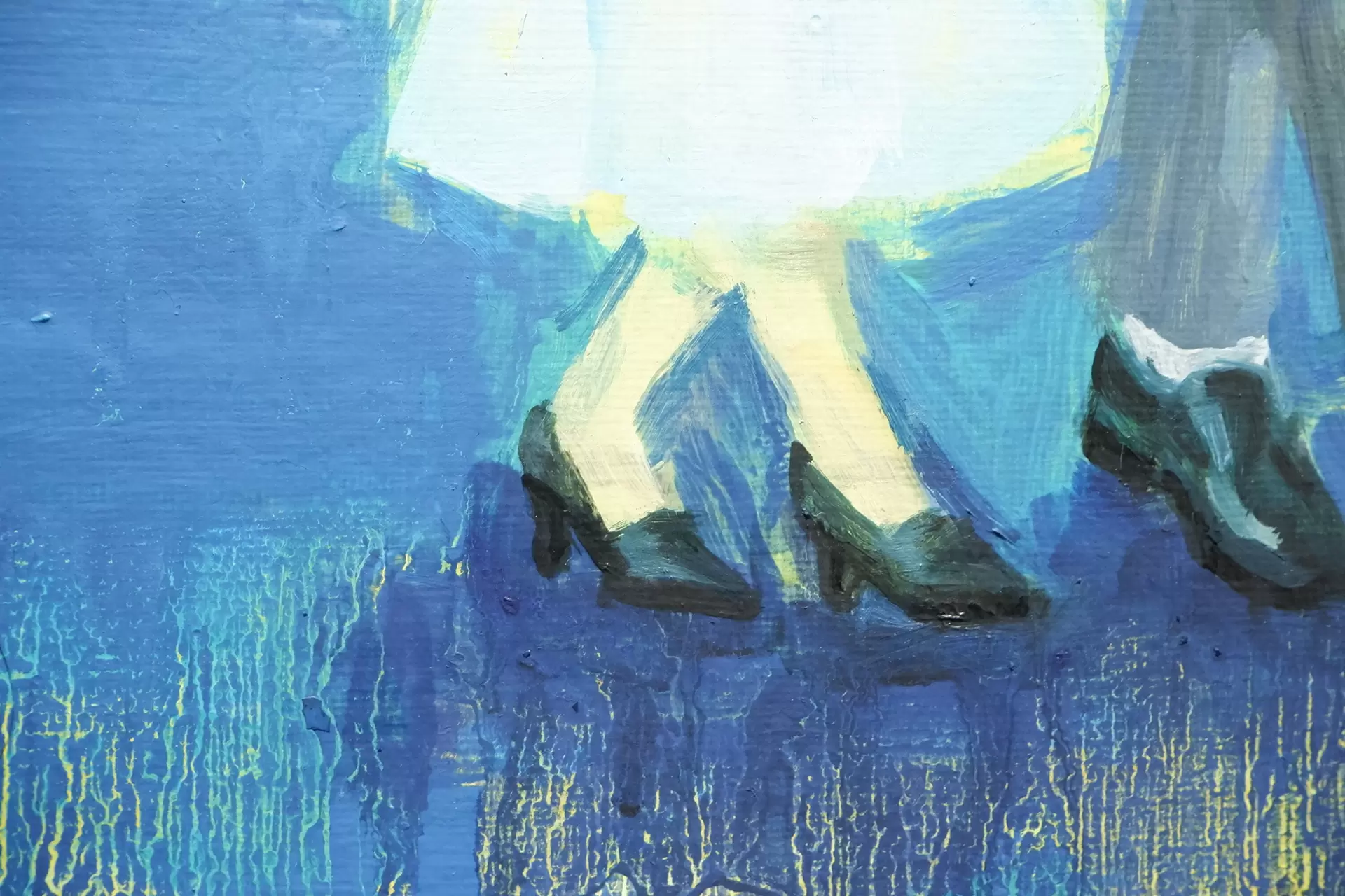 『Gallery光彩　洞』　絵画 釘町一恵 「Momentaneaum et lumen 2025 須臾の光－今生の転生