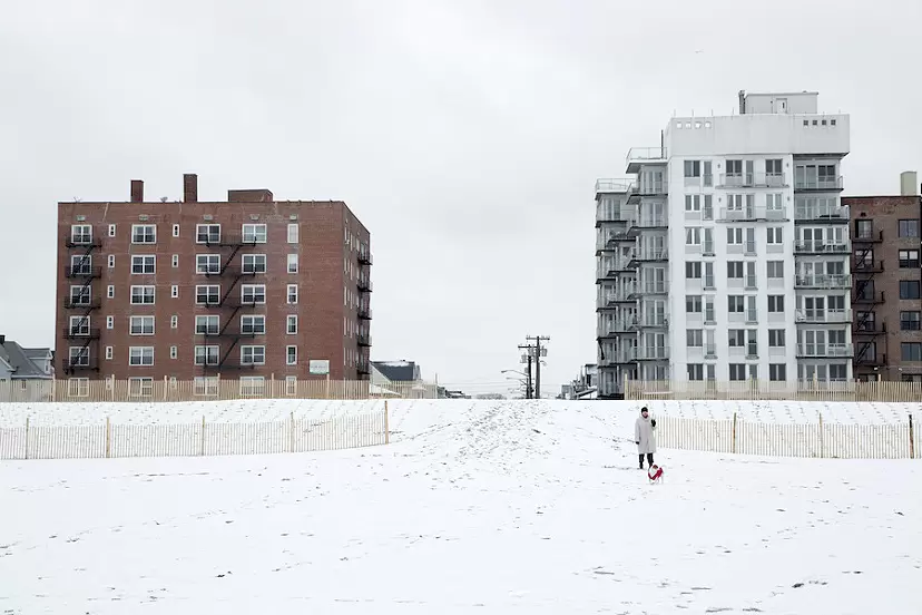 Unbeknown- winter beach- by Yoko Naito