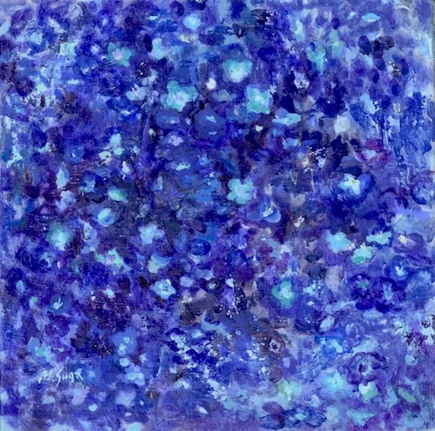 【S12号】good blue(portrait_s) oil painting s12号】good blue(portrait_s) oil painting