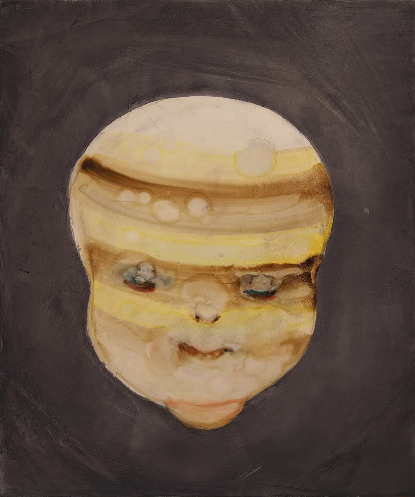 Saturn in a head by 新藤 杏子