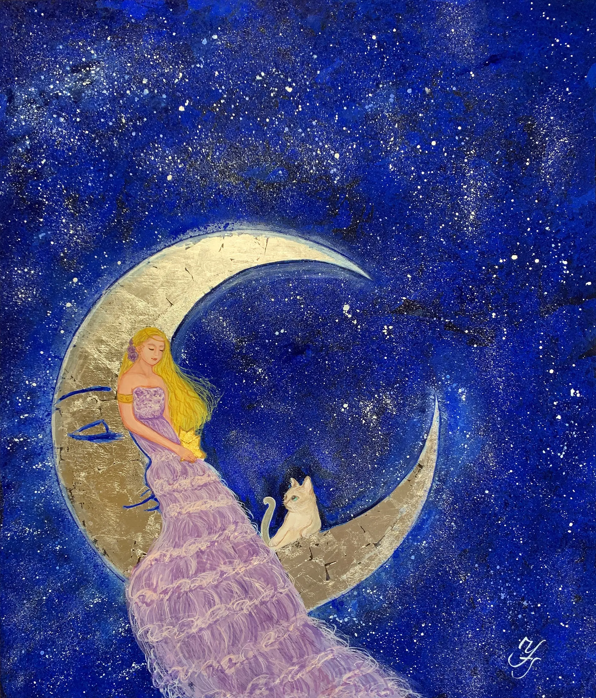 月女神～月下夢幻より by 匂坂 祐子 Yuko Sagisaka | 現代アート