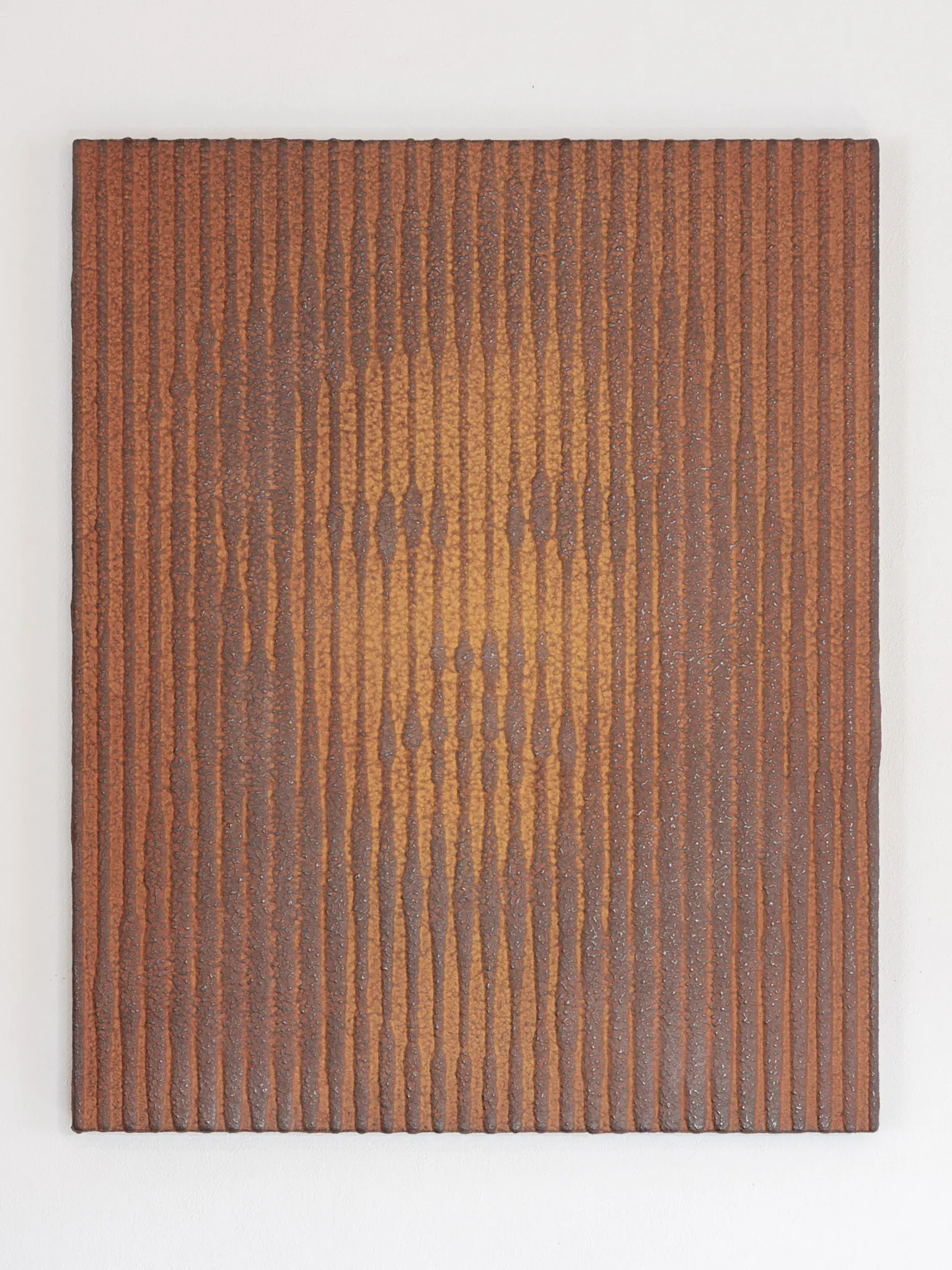 iron-oxide painting “D.P./S****39” by 加藤 智大 | 現代アート
