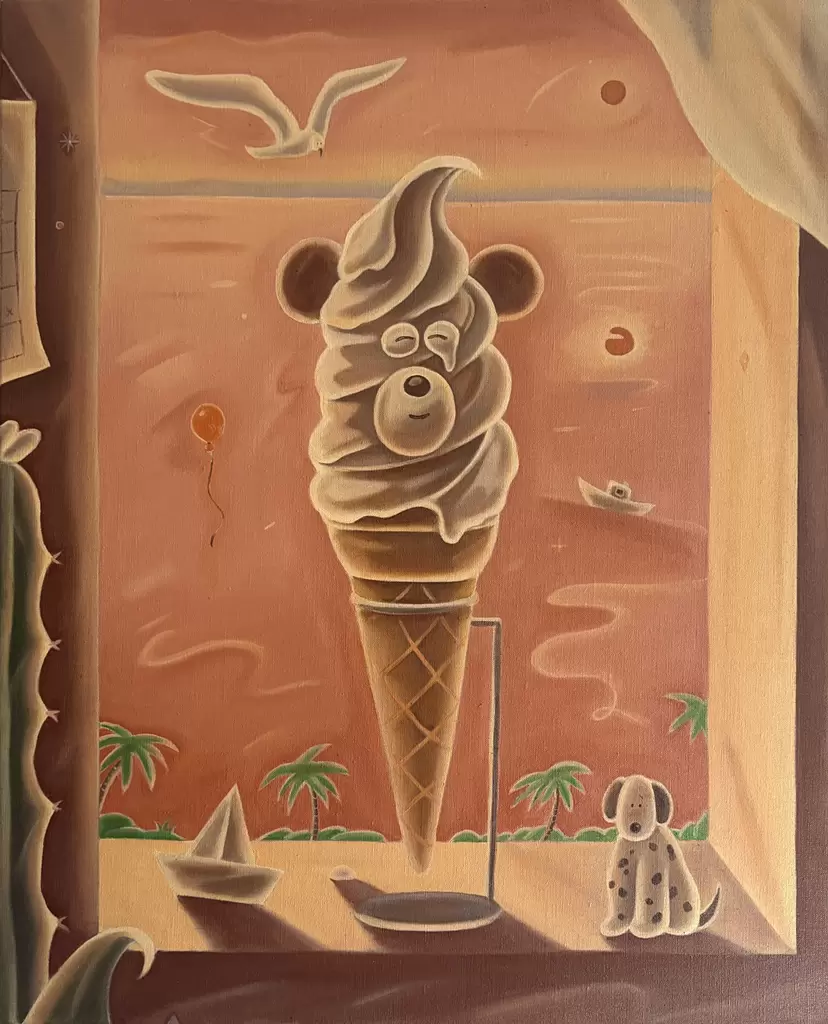 Melting Ice Cream and the Sea by 高瀬栞菜 | 現代アートの販売・通販