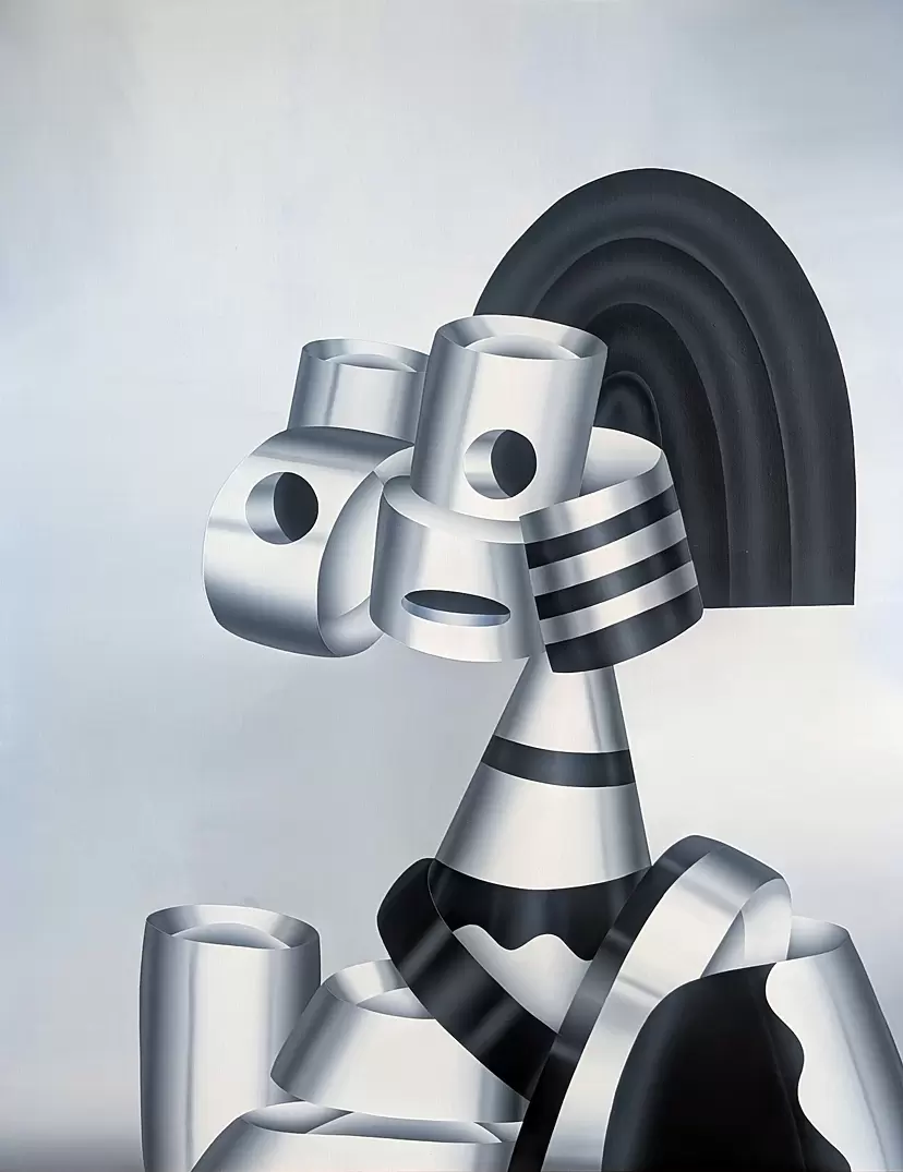 ジョフレジョ　Geoffrey Bouillot アクリルキャンバス作品 ジョフレジョ Geoffrey Bouillot アクリルキャンバス作品 - 絵画