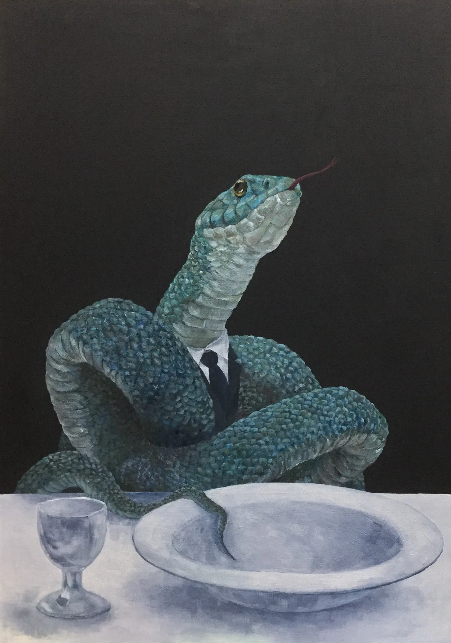 招かざる客 連作 Customers Not Invited Series By 川隈 檀 現代アートの販売 通販 Artsticker