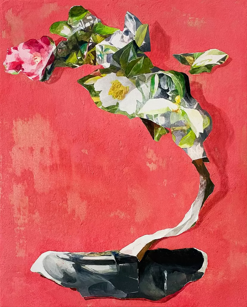 絵画　ART アート　銀箔　抽象画　手描き　ミクストメディア　腐蝕　現代アート ニューノア のアート作品 | 現代アートの販売・通販 | ArtSticker