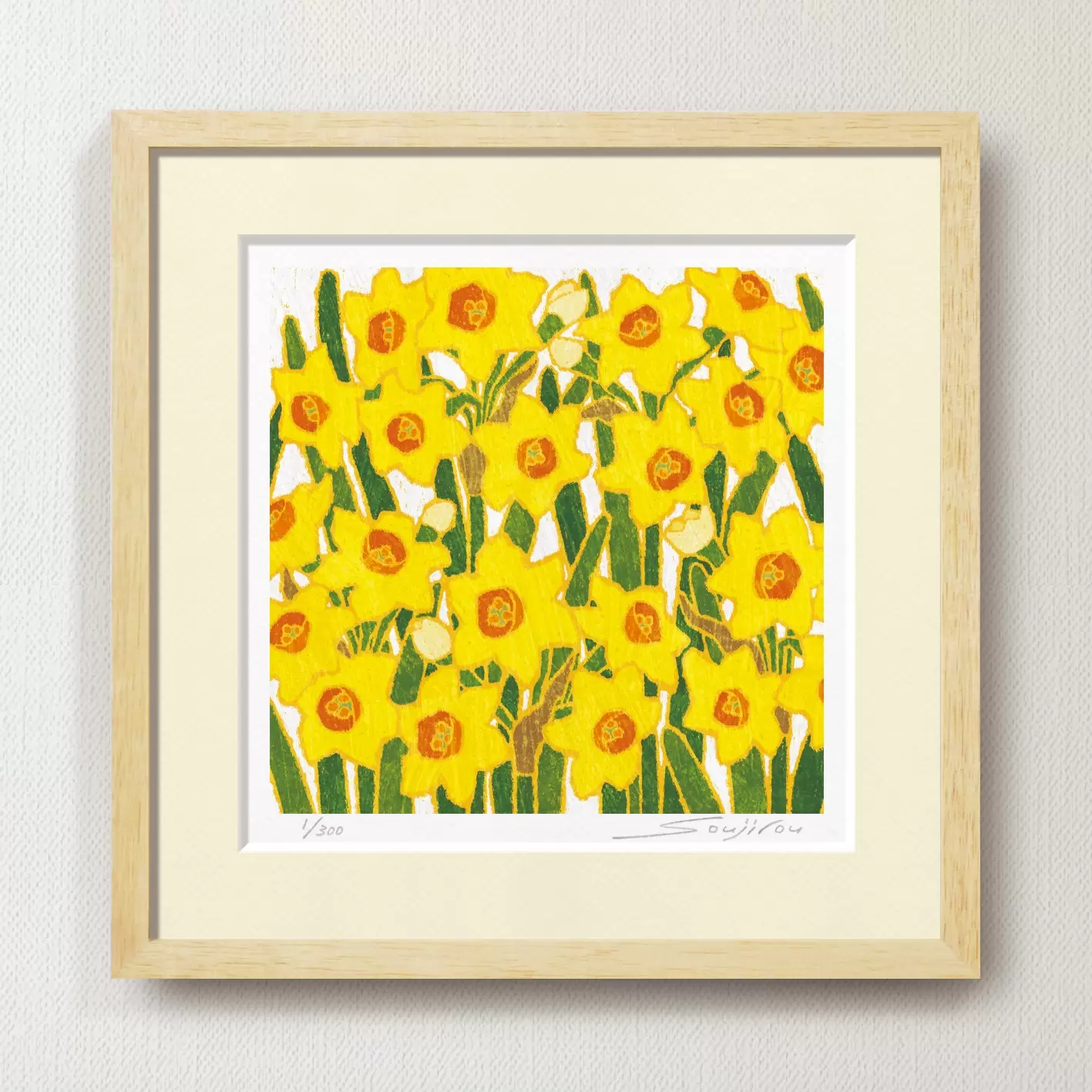 Hooray narcissus (FW-041, 30 square)