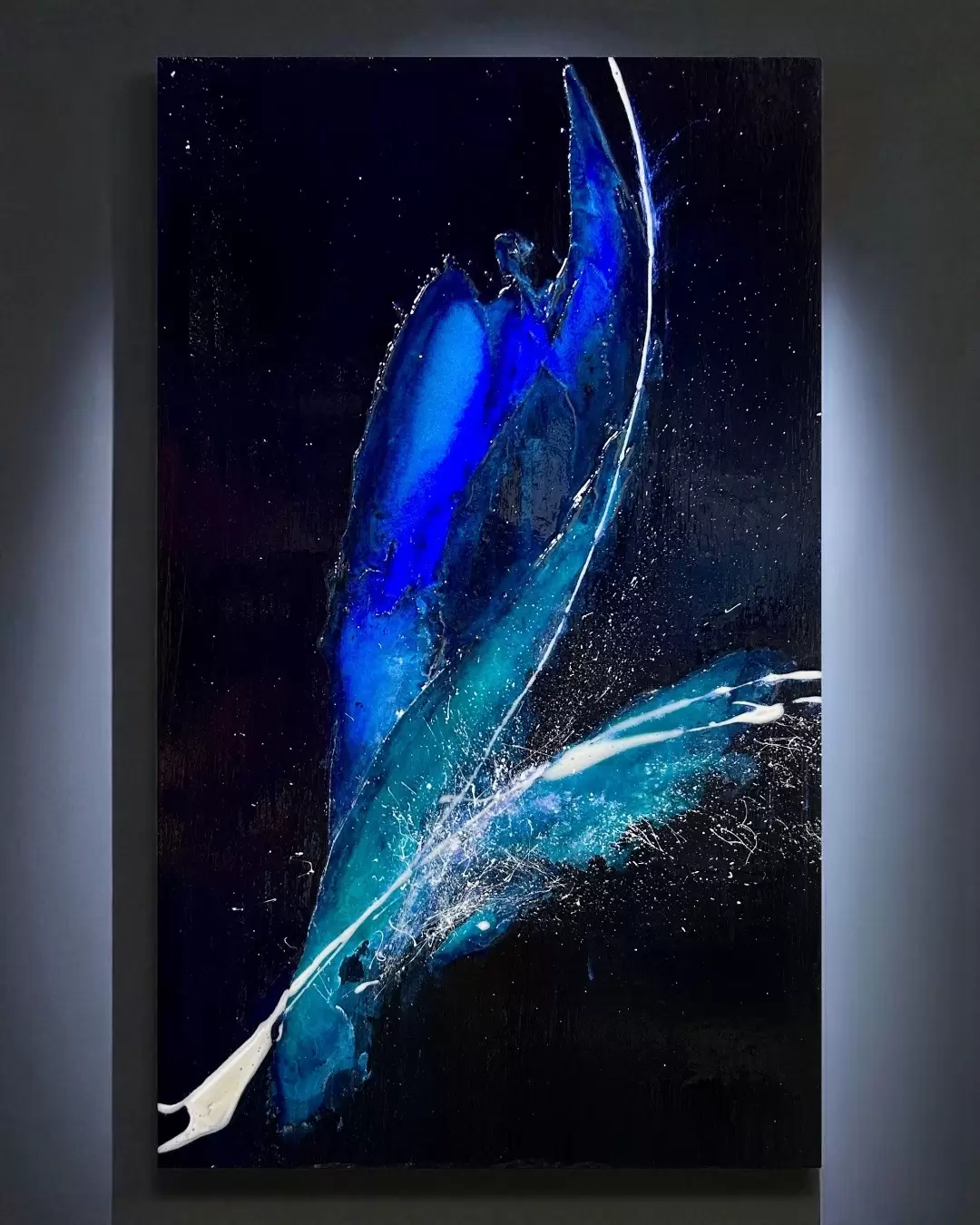 作品名「今、生きる風」アクリル画 数量限定】宮沢賢治幻燈館 アクリルブロック 70×100×10mm