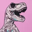 KIDS TOY DINOSAUR #A  square