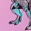 KIDS TOY DINOSAUR #A  square
