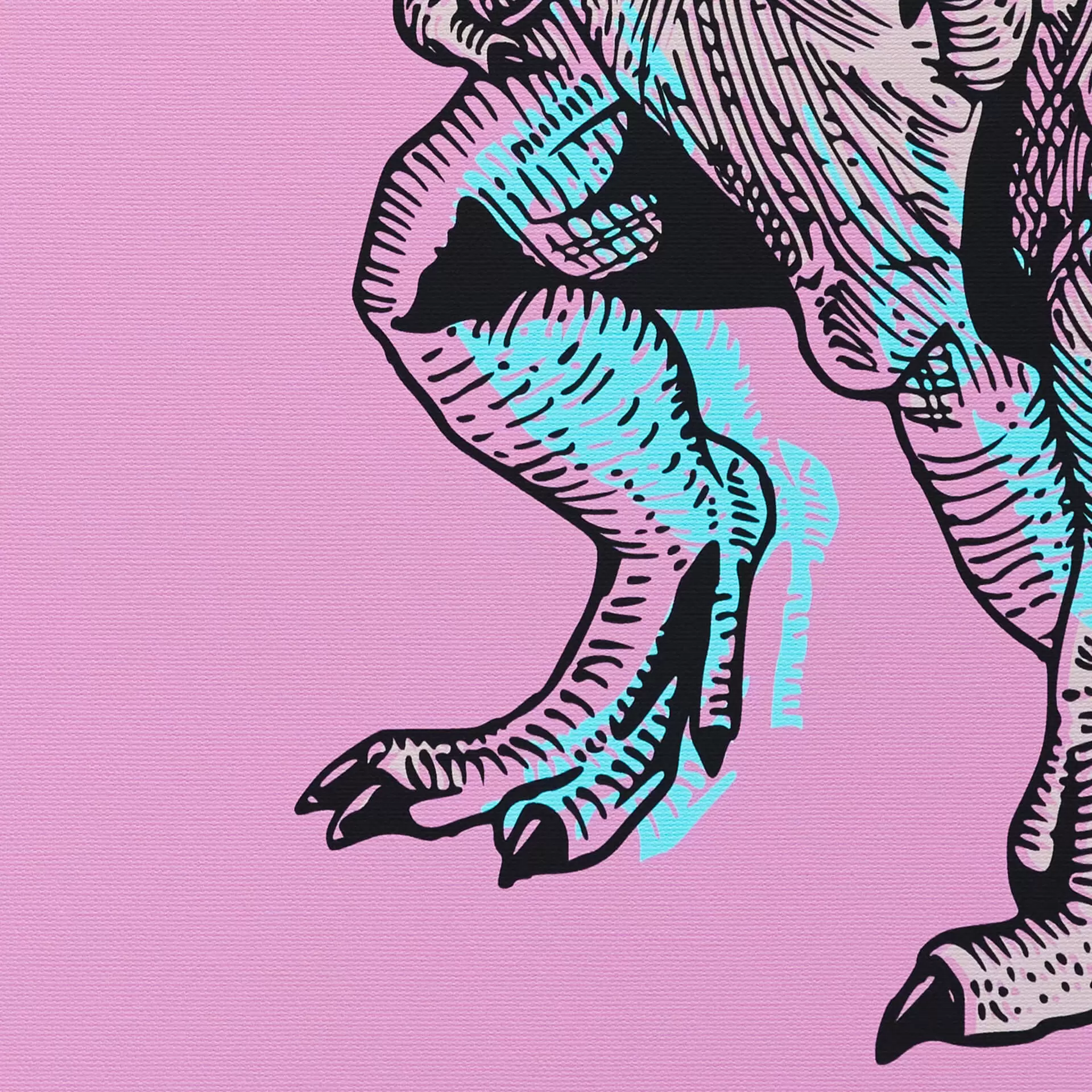 KIDS TOY DINOSAUR #A square by TAKAYUKI YOKOYAMA | 現代アートの