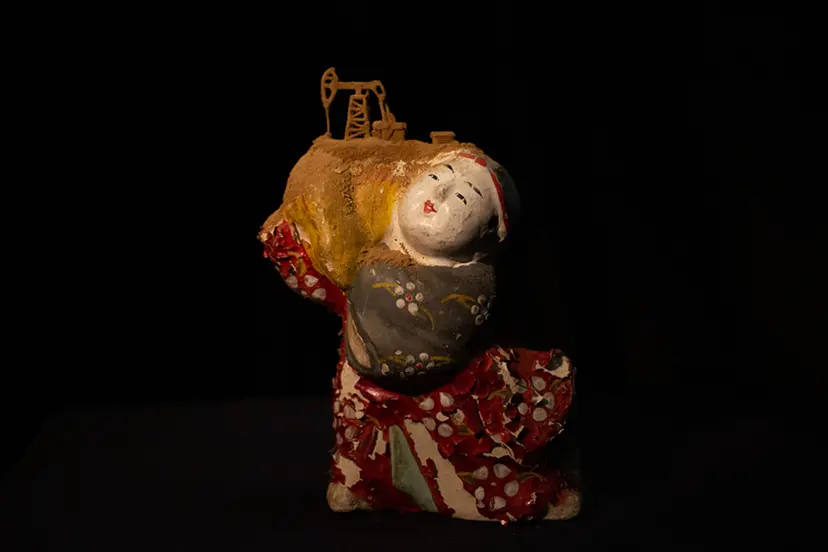 土人形 繁盛 / clay doll, prosperity by 吉野 祥太郎