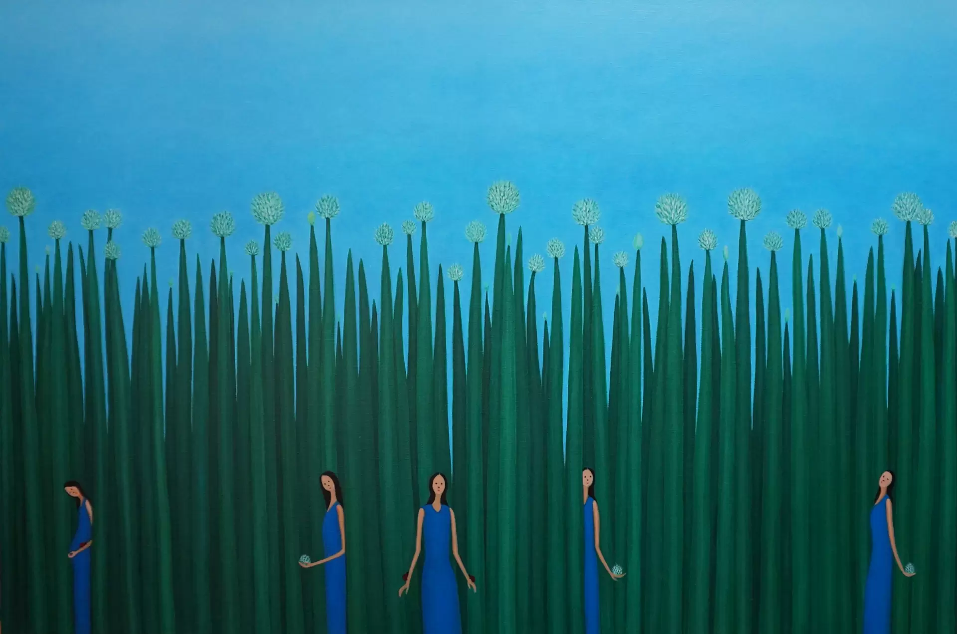 Fairies with Green Onions