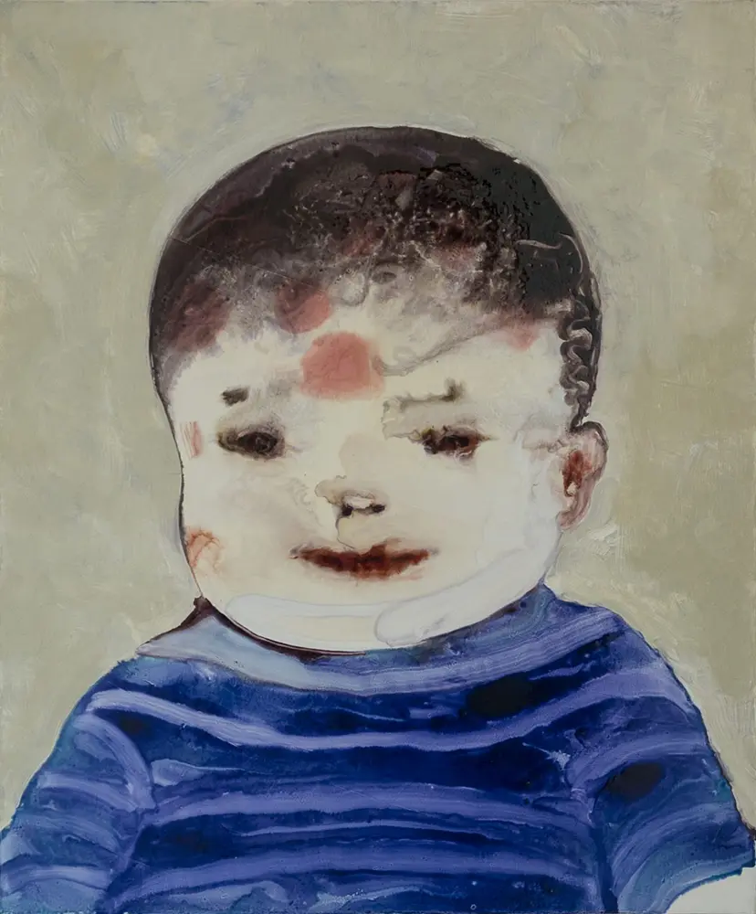 Archaic smile baby of 1970s by Kyoko Shindo