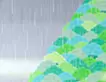 Summer mountain illustration