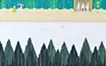Summer mountain illustration