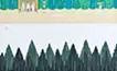 Summer mountain illustration