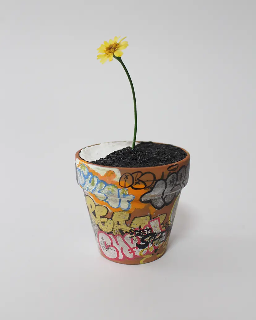 Street flower pot