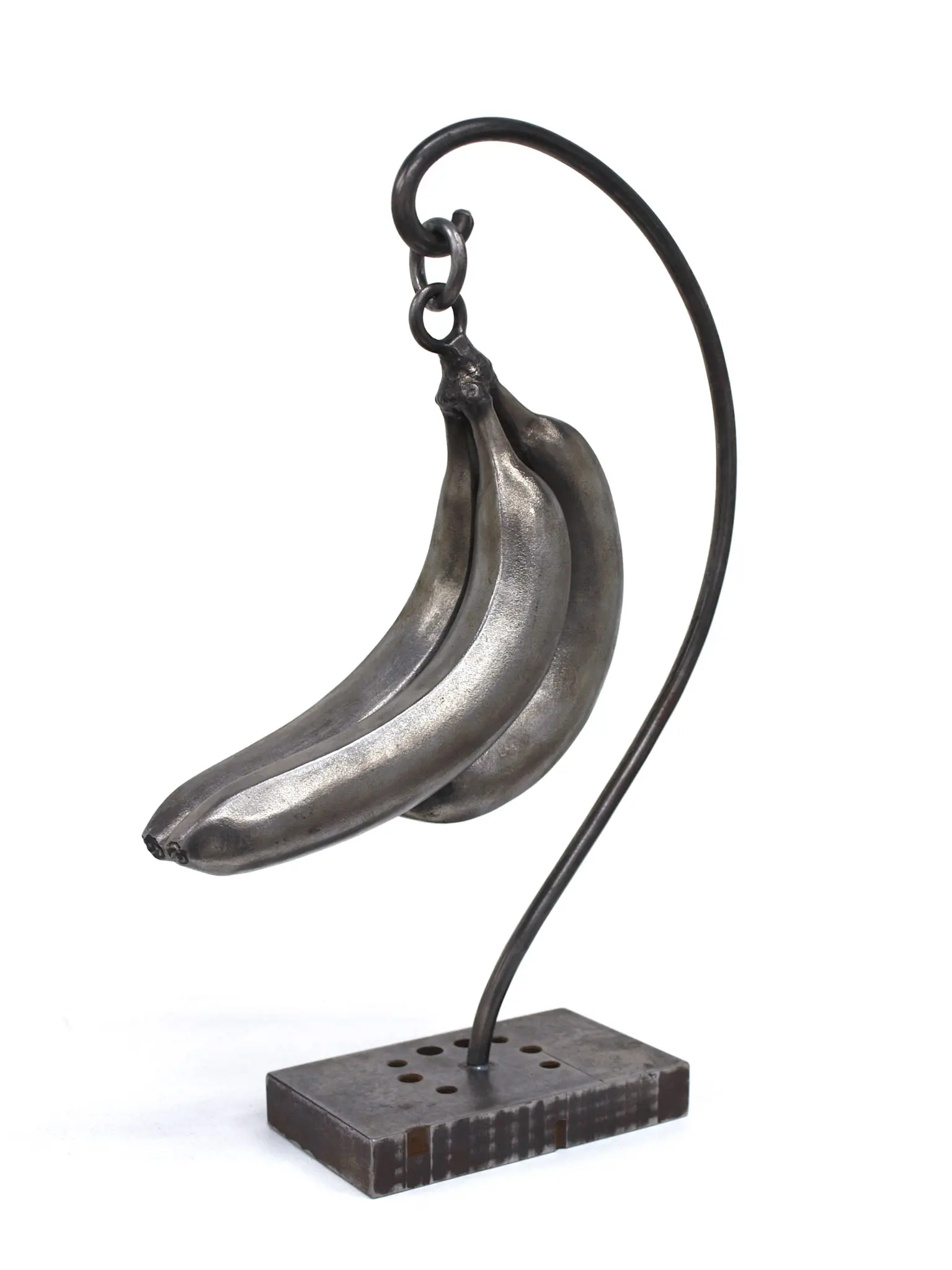 A bunch of steel bananas